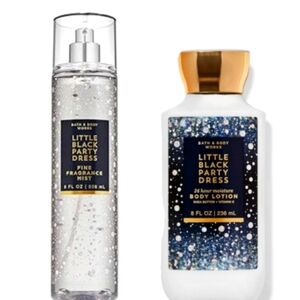 BBW Little Black Party Dress Set